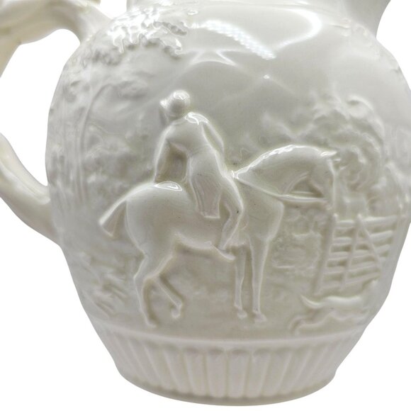 Wedgwood & Barlaston Etruria Ceramic Pitcher DYe Ken John Peel Hunting Hound - Picture 3 of 16